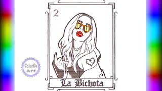 Karol G - BICHOTA Coloring Pages/ Drawing KAROL G/ Karol G Red Hair Bichota/ #colorgoart Karol G - BICHOTA Coloring Pages/ Drawing KAROL G/ Karol G Red Hair Bichota/ #colorgoart