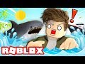 Can we SURVIVE in Roblox Shark Bite!?