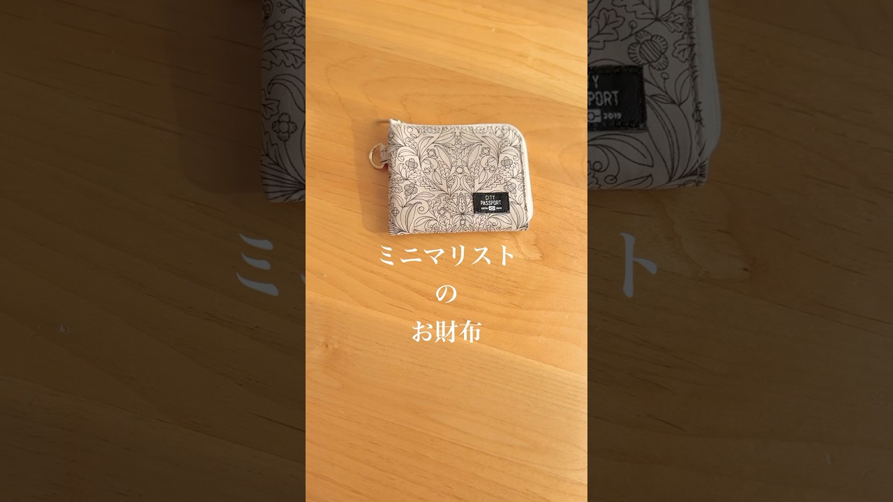 【ミニマリスト×お財布】#shorts #ミニマリスト#minimalist #minimalism #お財布