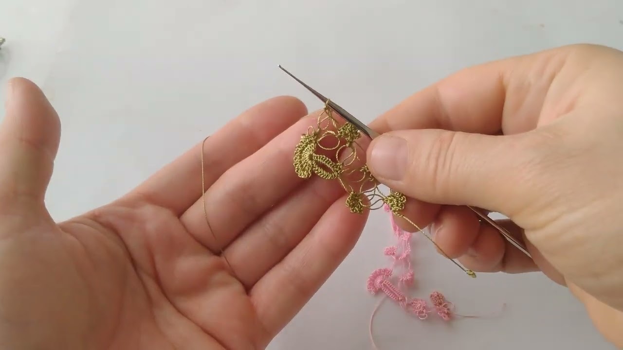 Eskimeyen eskilerden yazmadan ayrı yapılan tığ oyası modeli 