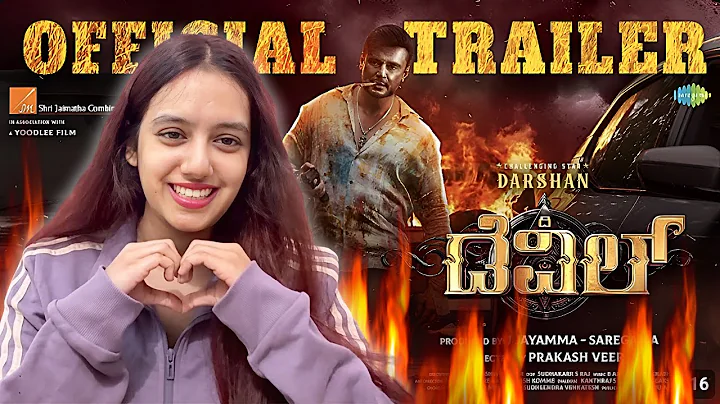 The Devil Official Trailer REACTION 🔥 | Darshan | Rachana Rai | B Ajaneesh Loknath | Kannada