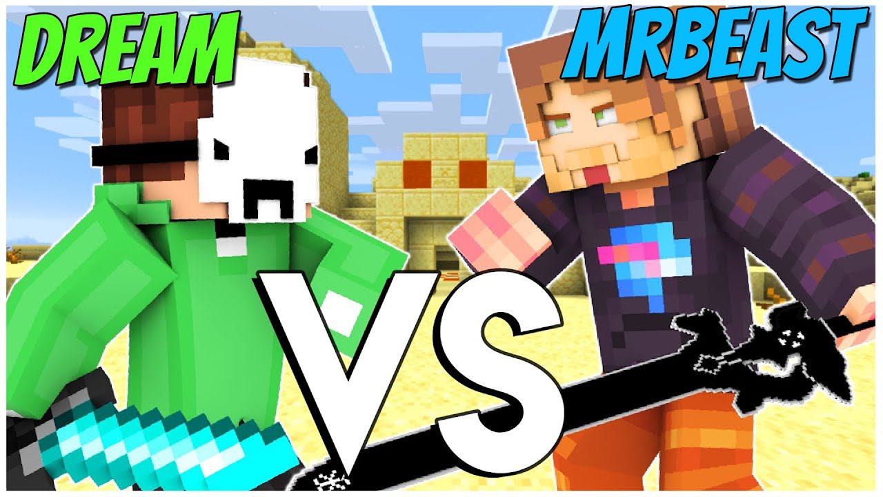 DREAM VS MRBEAST ANIMATION | THE ULTIMATE MINECRAFT BATTLE! #Minecraft #Dream #MrBeast