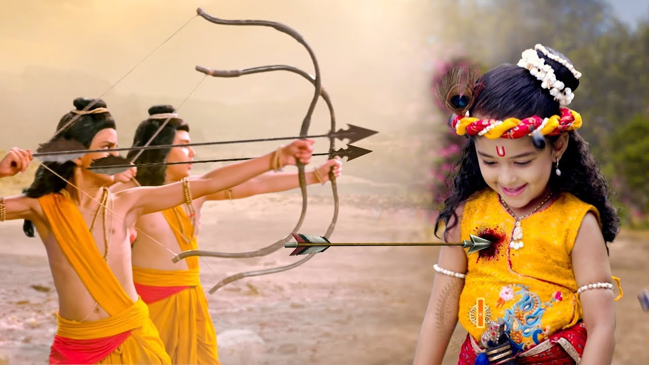 वनवासी बालकों ने क्यों बाल कान्हा पर बाण चलाया || यशोमती मैय्या के नंदलाला || Shree Krishan Leela