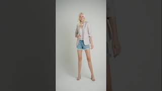 DZARM VERÃO 2019 ZMQT BLAZER 6I1U REGATA ZBWP SHORTS