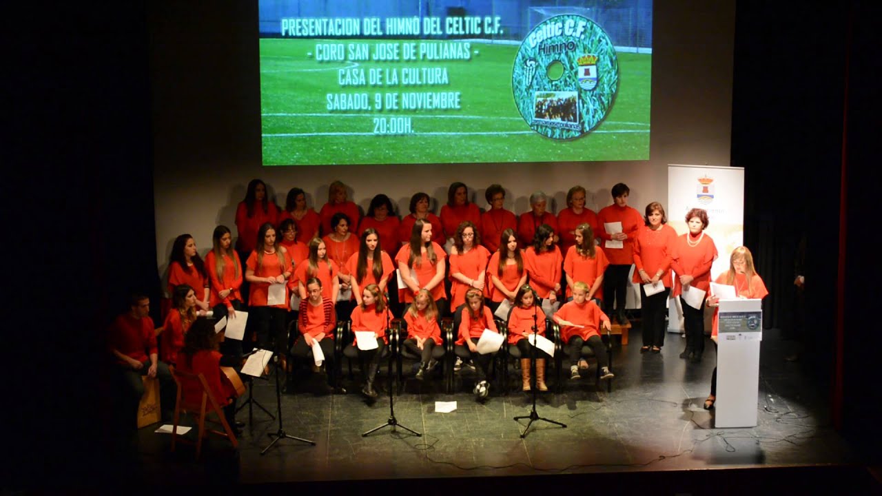 Presentación del Himno del Celtic CF de Pulianas - 9 de noviembre de 2013