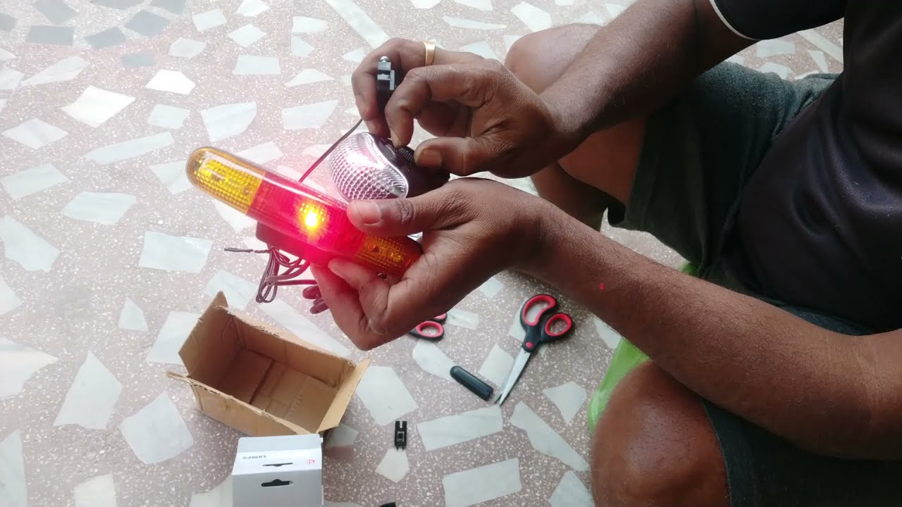 3 in 1 Bicycle Turn Signal Indicator Brake Tail 7 LED Light Electric Horn | Best Bicycle Turn Signal