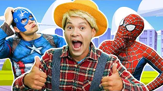 Old MacDonald Had a Farm Superheroes + More Kids Song and Nursery Rhymes