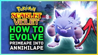 Pokemon Scarlet and Violet - How to Evolve Primeape into Annihilape New Evolution