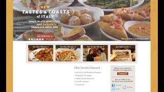 Website Analysis Assignment -- Olive Garden