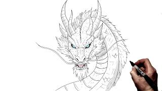 How To Draw A Chinese Dragon Step By Step
