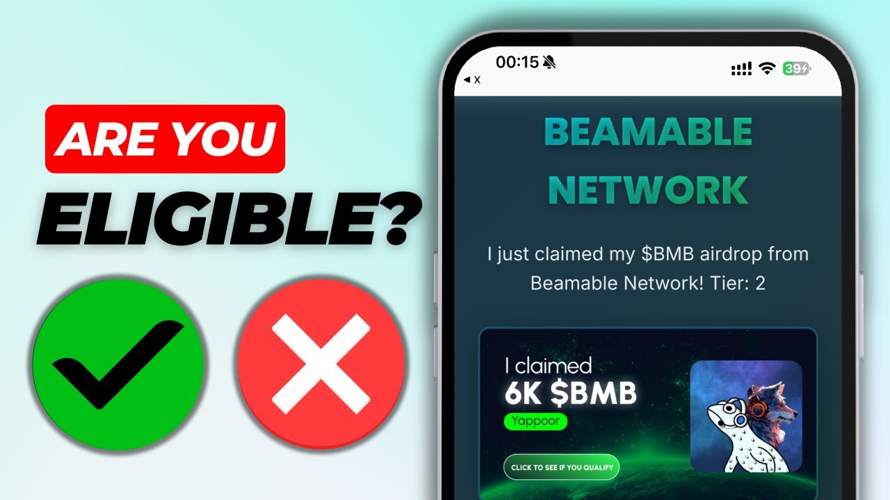 Claim Your Beamable Airdrop NOW | How To Check $BMB Token Eligibility ...