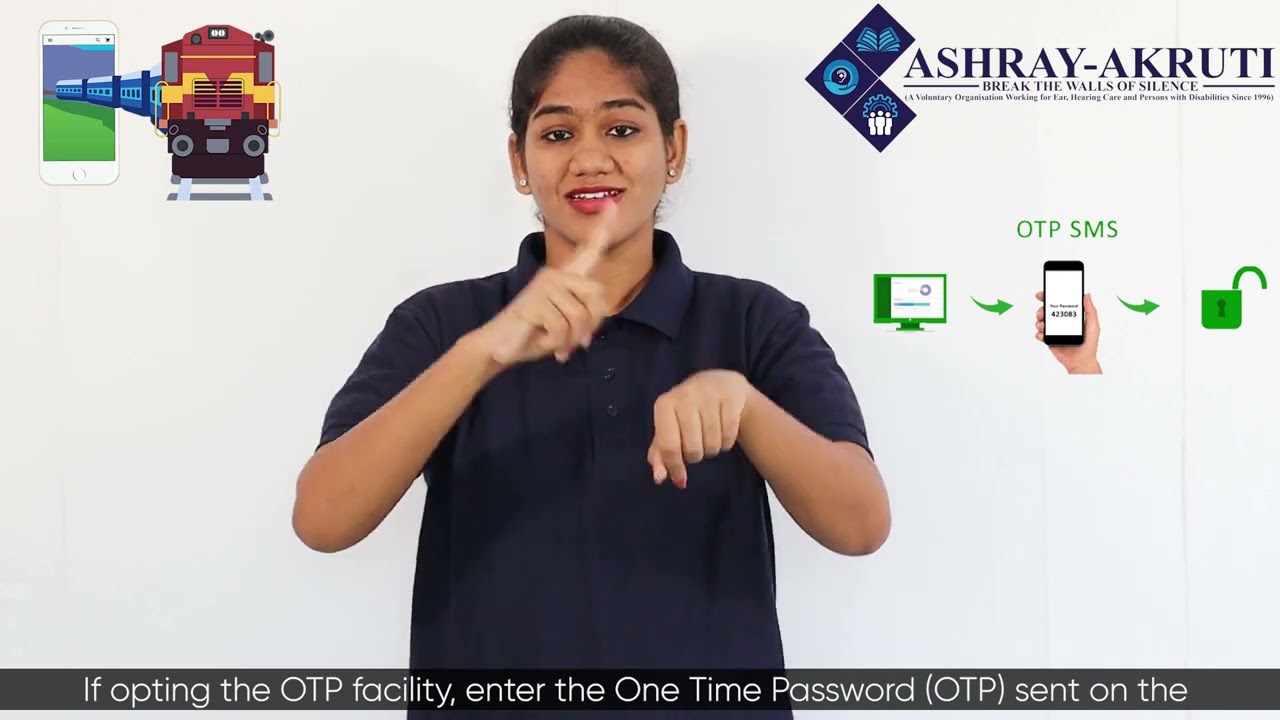 How to Book Railway Tickets in Online | In Indian Sign Language |