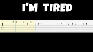 Labrinth & Zendaya - I'm Tired (From Euphoria) (Easy Guitar Tabs Tutorial)