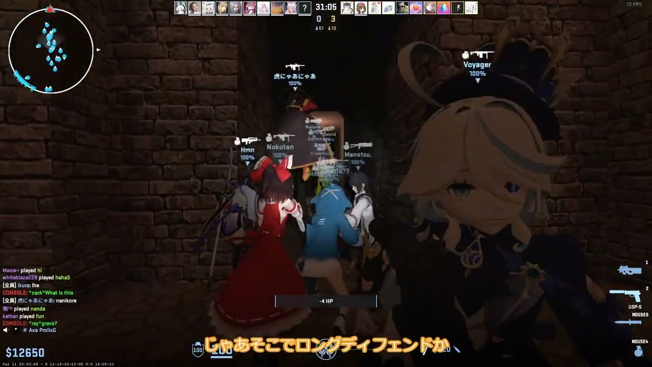 CS2ゾンビエスケープ　ze_angels_of_death【ゆっくり実況】