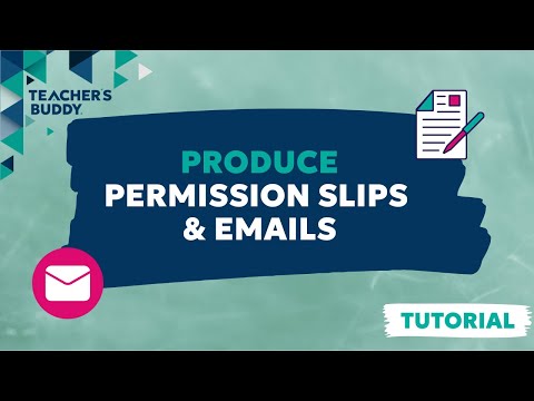 Permission Slip and Email