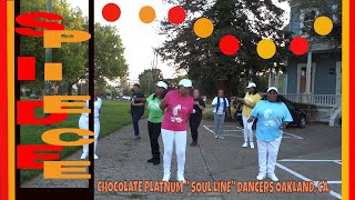 "SIDE PIECE" LINE DANCE-danced by the Chocolate Platinum " Soul Line" Dance Class, Oakland, CA..