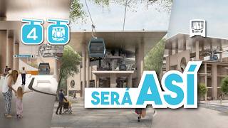 ¡Así se verá el NUEVO Cablebús Línea 4 de TLALPAN al Metro UNIVERSIDAD en 2028!