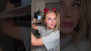 me 🤝 doing my hair at home #hairathome #diyhair #diybeauty #hairtok #beautyroutine