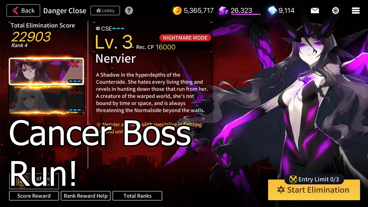 [Counter:Side Sea] Danger Close Guide | Nervier | First Attempt 10991| Rank 3-4 | 10/7/2021