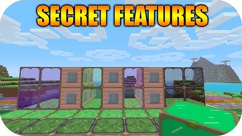 ★Minecraft Xbox 360 + PS3 Hidden Feature ALL Re-Textured Stained Glass & Command Blocks ★