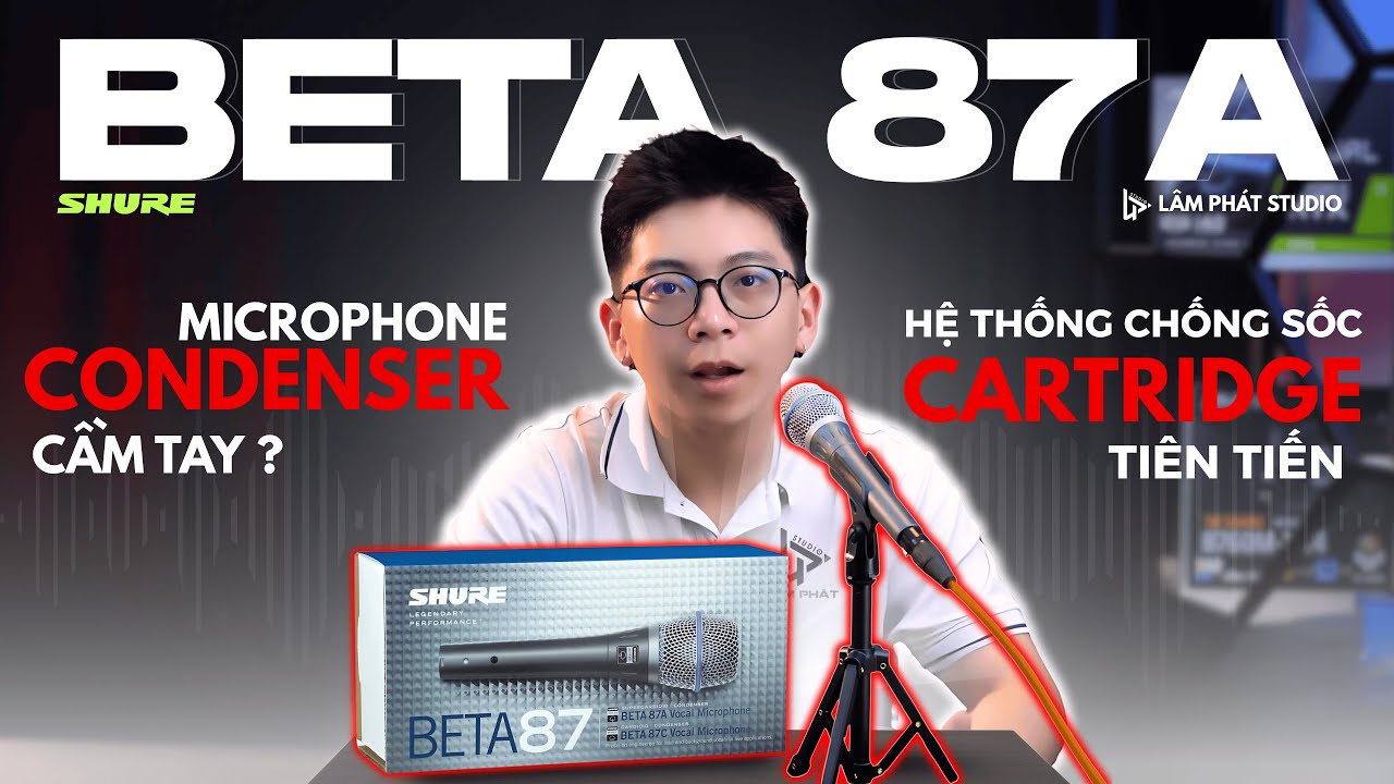 Shure Beta 87A Micro Condenser Thu Âm Chính Hãng | Lâm Phát Studio ...