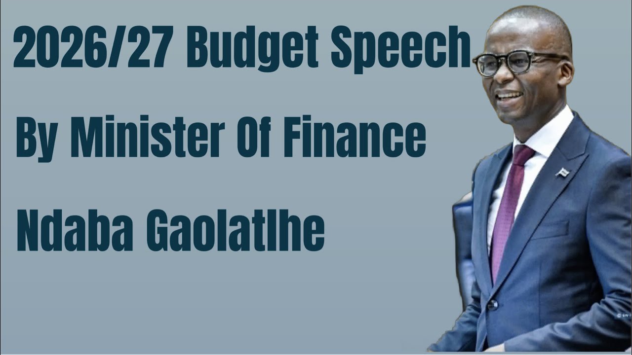 Full Budget Speech by Minister of Finance,Ndaba Gaolatlhe 
