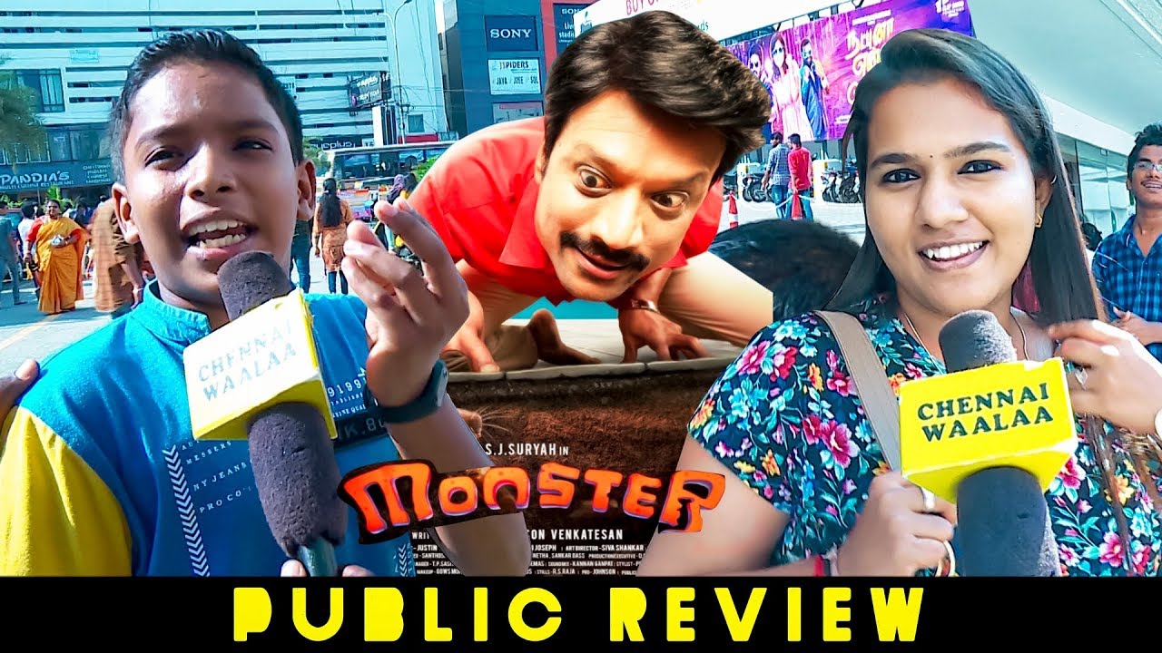 Monster Public Review | SJ Surya, Priya Bhavani | Kids & Family Audience Happiest Reactions!