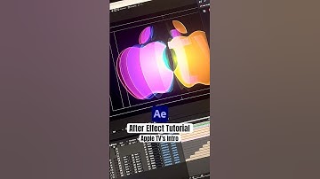 New Apple TV’s Intro Animation - here’s how I made it in After Effects #adobe #motiongraphics