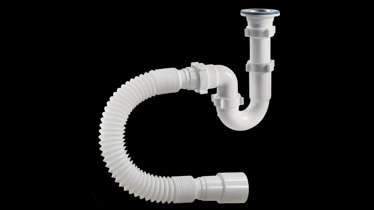 Сборка прямоточного сифона S-4103 и S-41019 для мойки