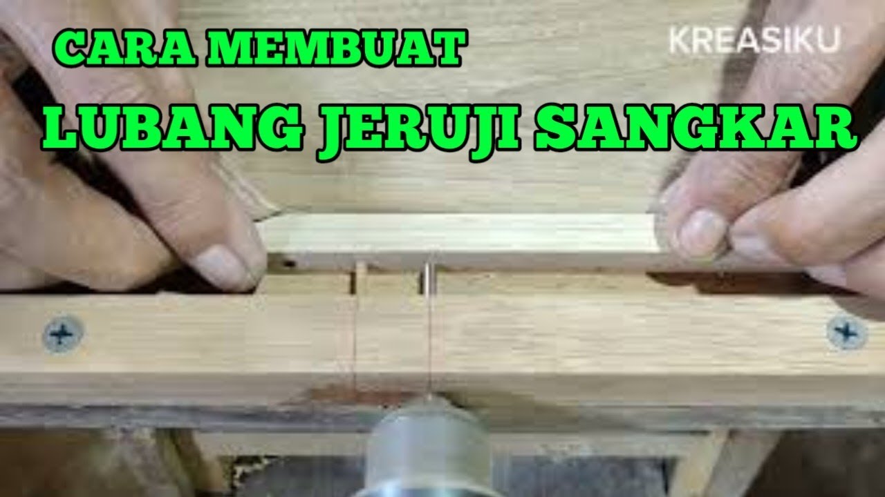 Cara MEMBUAT LUBANG JERUJI Sangkar Burung  || Cara ke 1#caramembuatsangkarburung