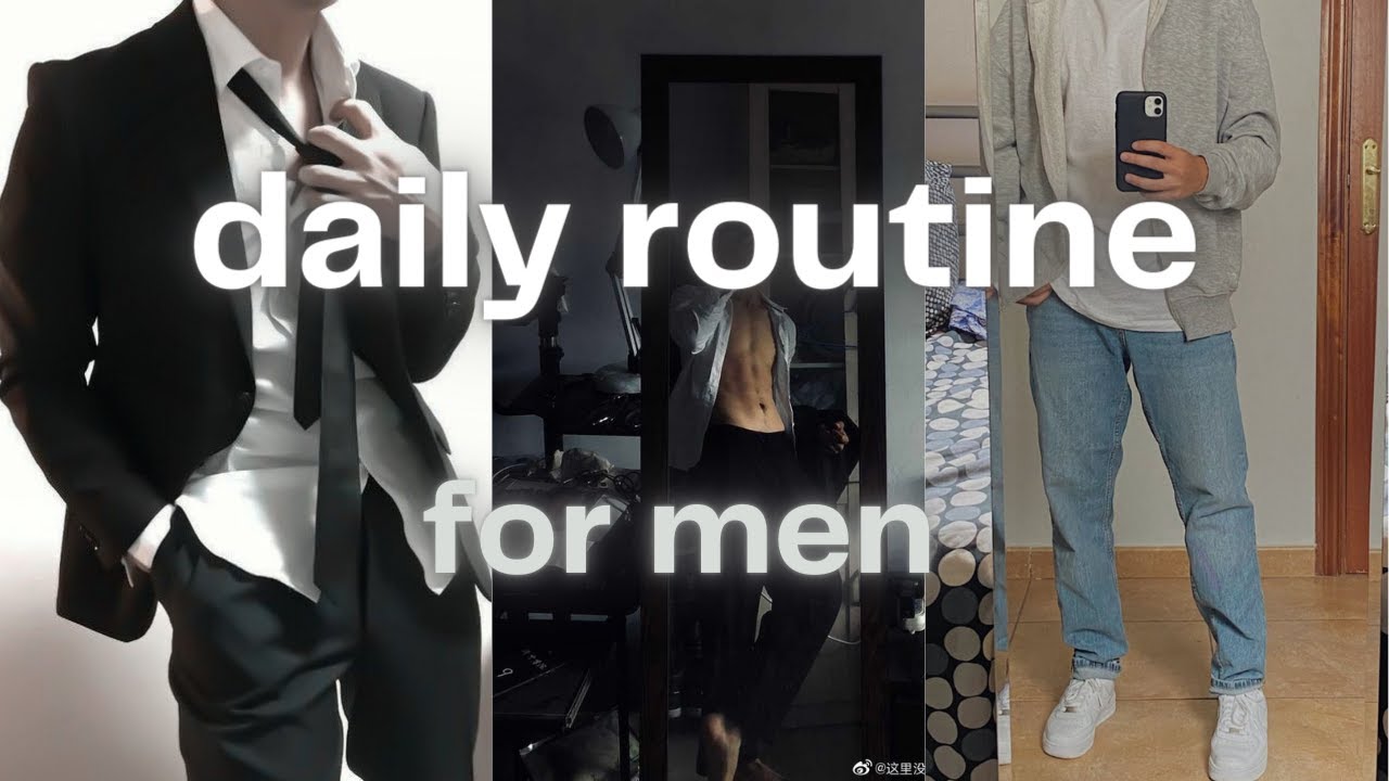 Simple Men's Daily Routine - YouTube