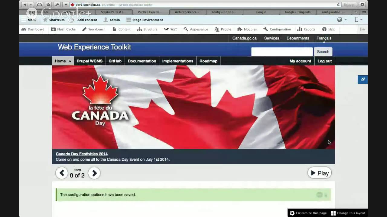 Building your Government website and intranet on the Web Experience Toolkit