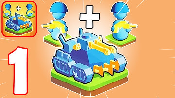 MERGE TOY ARMY DEFENSE : Walkthrough Gameplay Part 1 - Commander tower defense (iOS/Android)