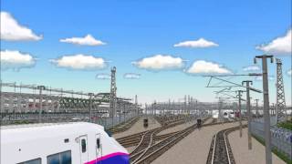 新VRM3★新幹線レイアウト完成24 仮想仙台車両基地 8本出発進行1