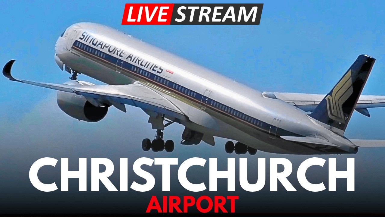 🔴 LIVE Planespotting - Christchurch Airport - 19 Mar 2026 ✈️
