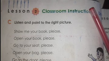 Class One | Classroom Instructions | English to Bangla