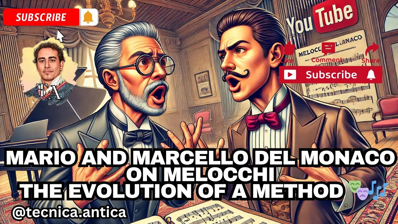 🎭Марио и Марчелло дель Монако о методе Мелокки – Эволюция метода🎭🎶 (Полное описание на английском...