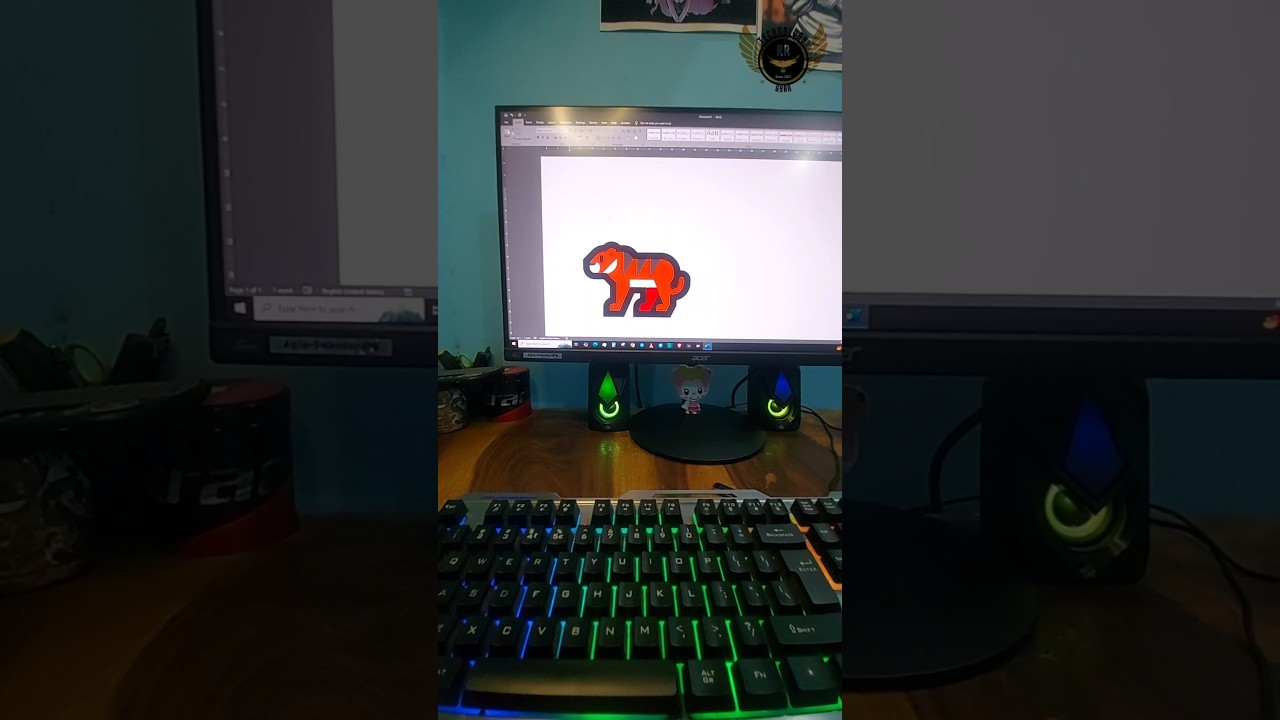 Tiger 🐅 🐯 Symbol In Word 