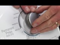 Replacing your Maytag Washer Timer Knob - light gray and white
