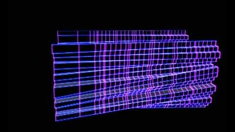 Maya Animation with paint effects on an abstract surface