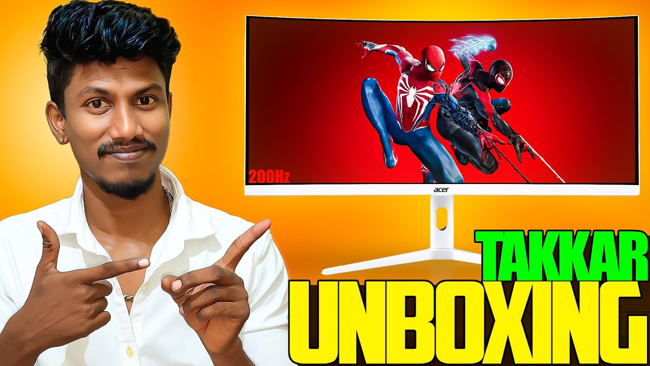 UNBOXING ACER Nitro XZ6 29.5" Curved 200Hz Gaming Monitor 🔥 | Takkar Gaming - தமிழ்