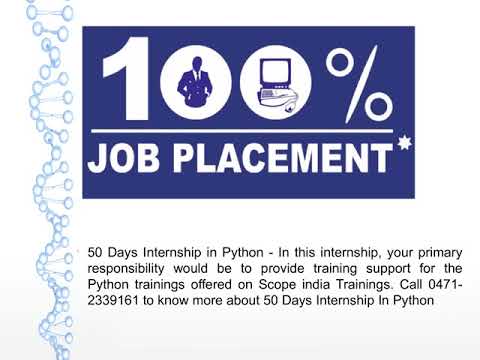 50 Days Internship in Python Trivandrum