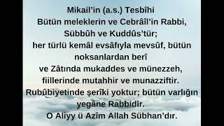 Azrai̇l As Ve Mi̇kai̇l As Tesbi̇hi̇