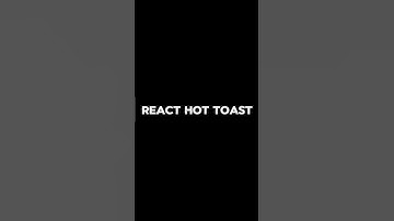 React Hot-Toast