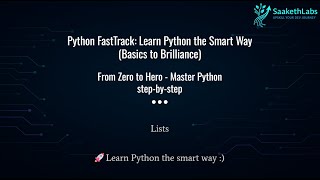 Python Lists (Complete Guide) — Methods, Operations & Properties (Indexing, Slicing, Sort)