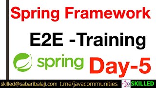 Spring Core JDBC MVC Security Developer Training Day-5