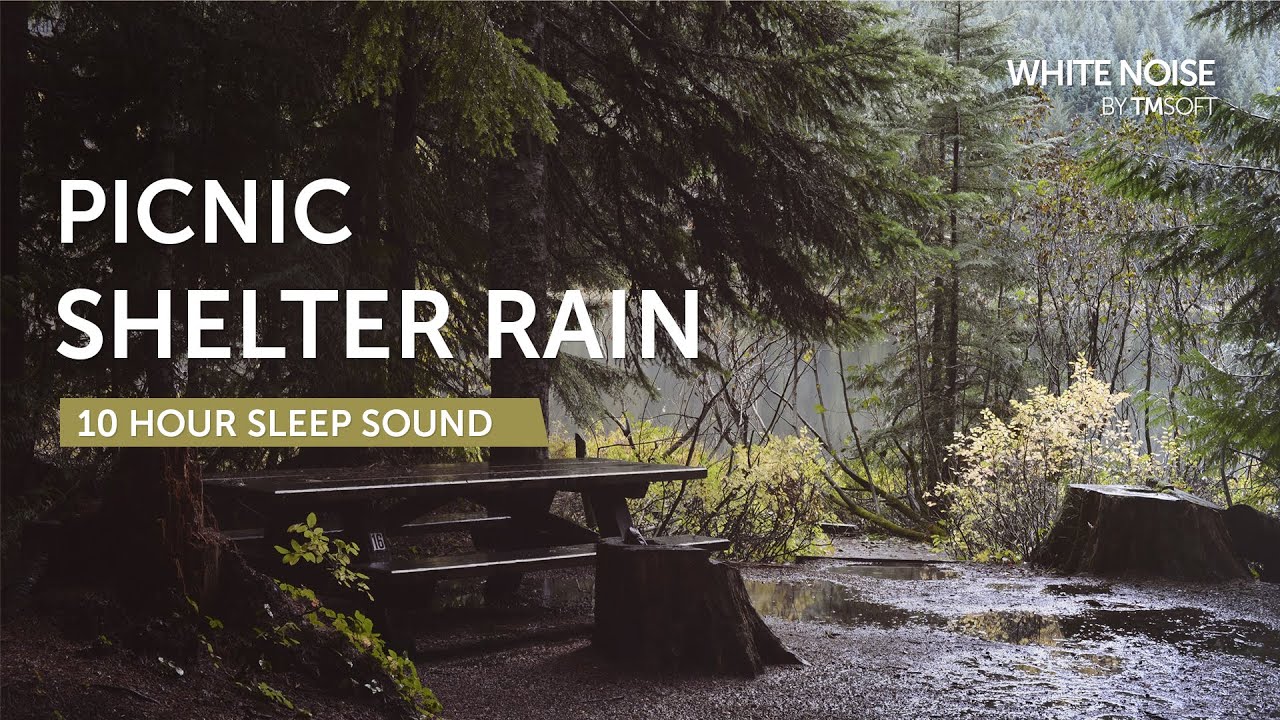 Watch Picnic Shelter Rain Sleep Sound - 10 Hours - Black Screen on YouTube Watch Picnic Shelter Rain Sleep Sound - 10 Hours - Black Screen on YouTube