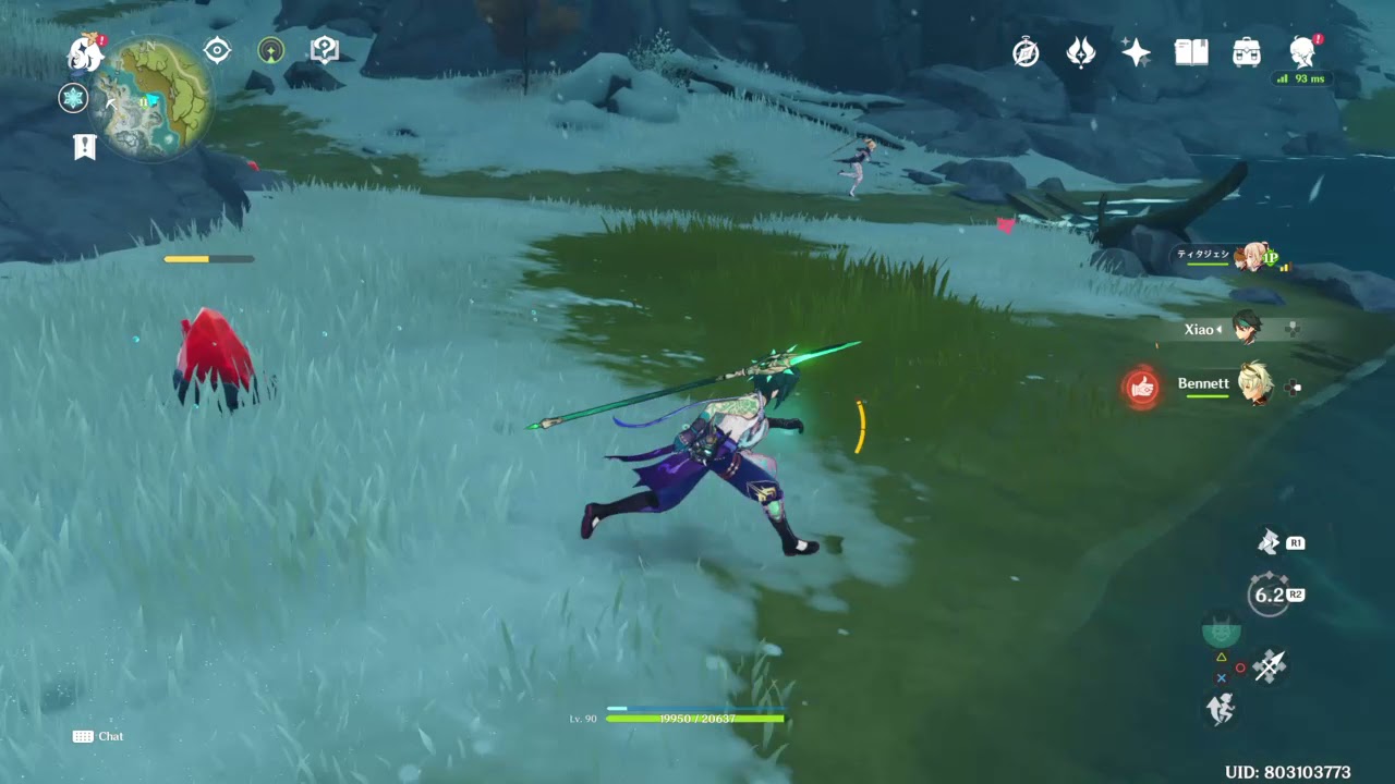 Genshin Impact - Dragonspine Cryo Cicin Mage drowning