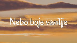 Boris Novković - Nebo boje vanilije (Official lyric video)