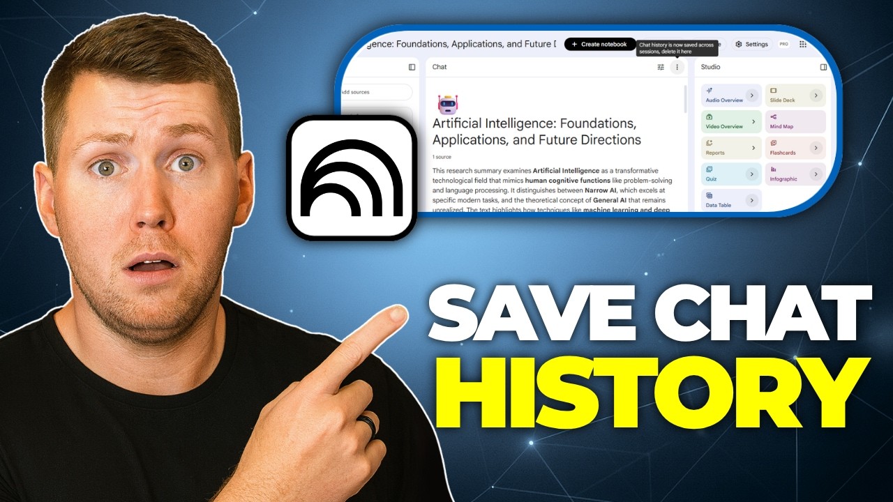 How to Save Chat History in NotebookLM - Easy Tutorial - YouTube